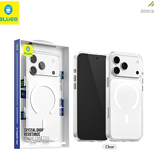 قاب بلو کریستالی با مگ سیف Blueo Crystal Drop Resistance Magsafe Case Iphone
